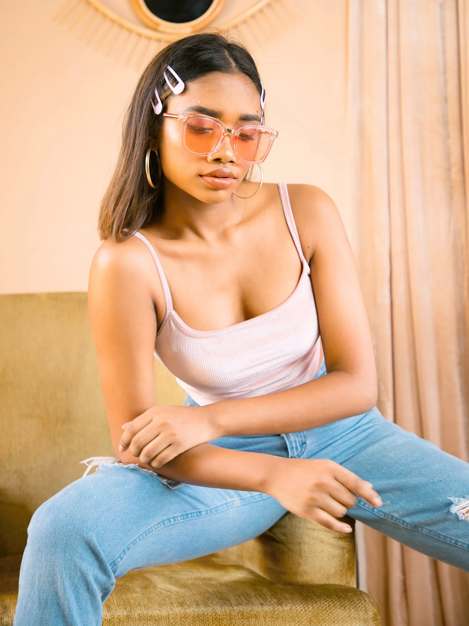 Velvet Crop Top
