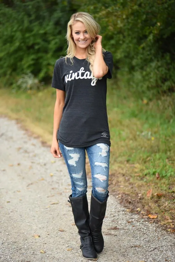 Vintage Tee by OK Tease