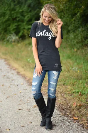 Vintage Tee by OK Tease