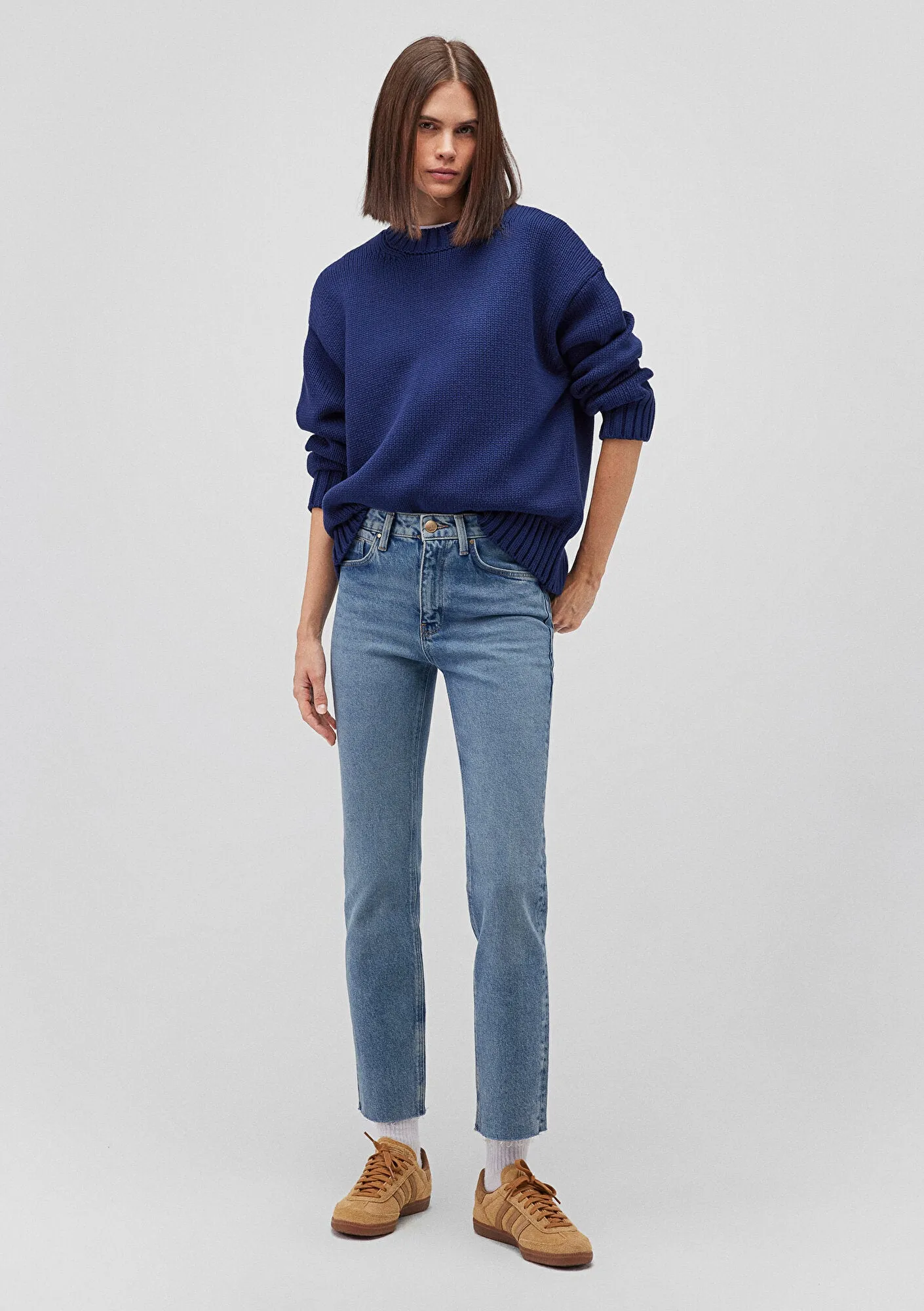 Viola Mid Indigo Mavi Premium Jean Pants