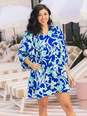 Vivid Blossom Babydoll Dress