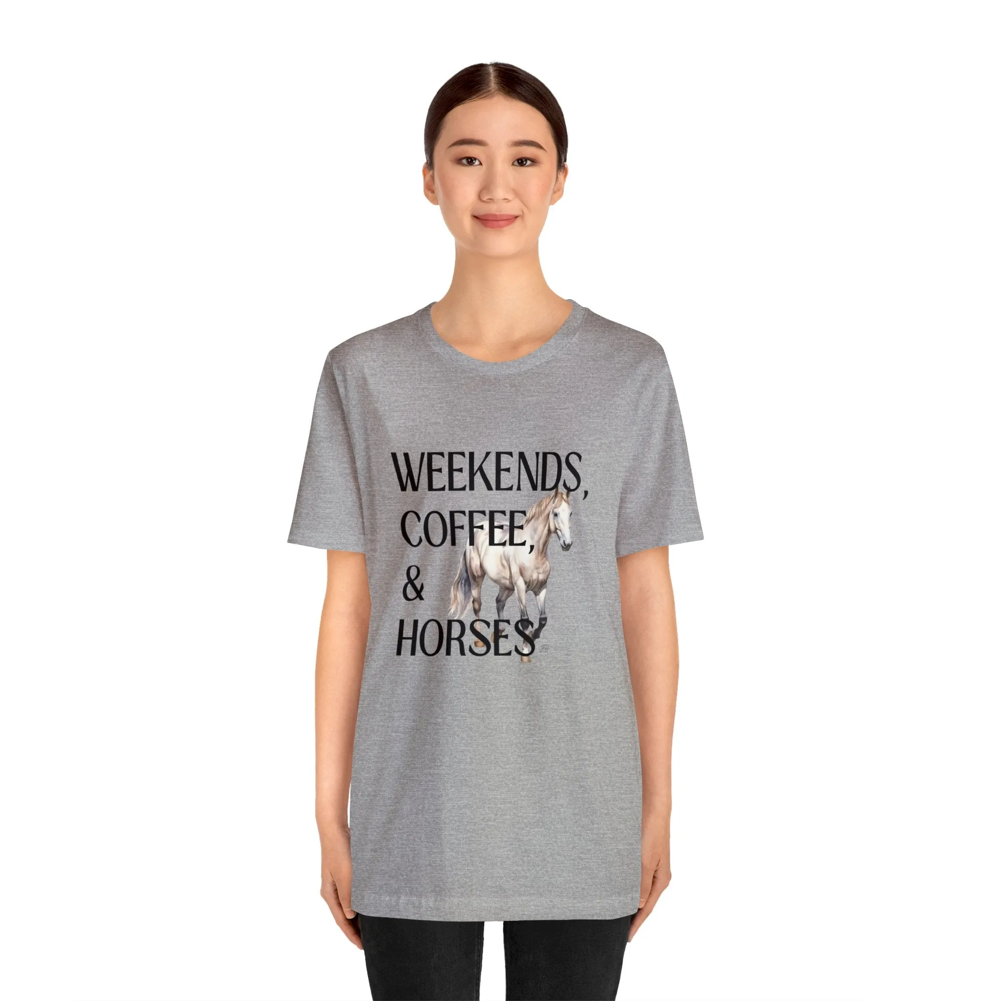Weekends, Coffee & Horses T- Shirt