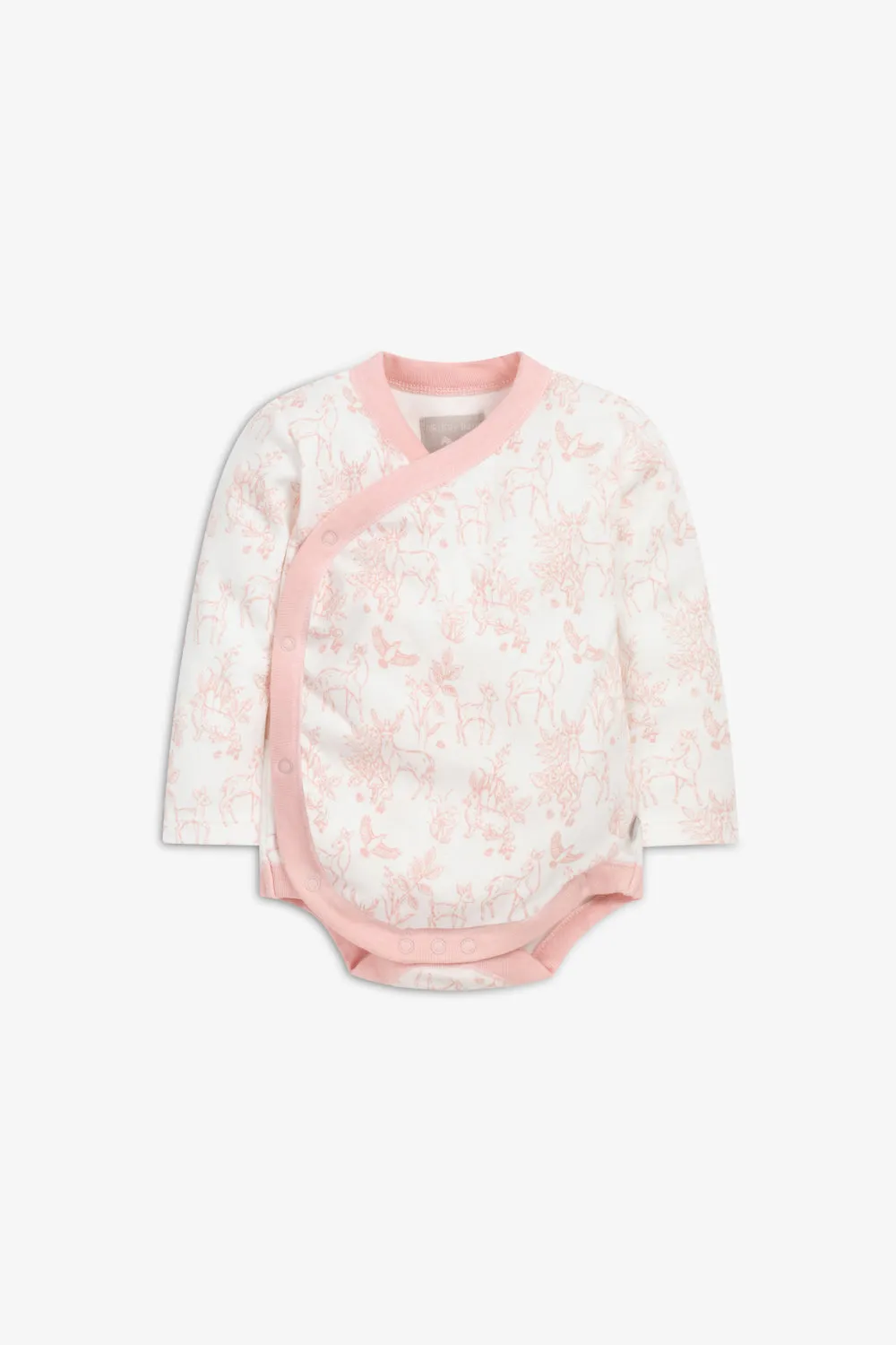 Welcome Little Baby Gift Set, rose pink woodland print