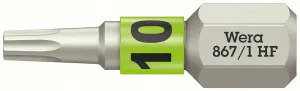 Wera 05066140001 867/1 TORX® HF Bits with holding function, TX 10 x 25 mm