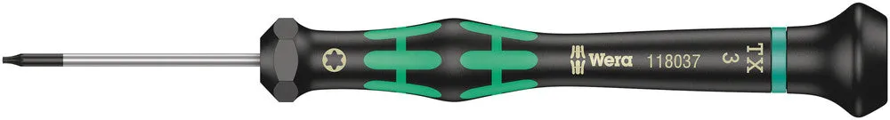 Wera 05118037001 2067 TORX® Screwdriver for TORX® screws for electronic applications, TX 3 x 40 mm