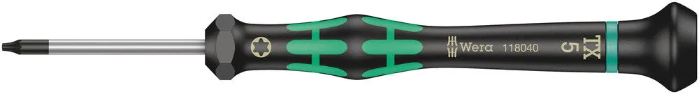 Wera 05118040001 2067 TORX® Screwdriver for TORX® screws for electronic applications, TX 5 x 40 mm