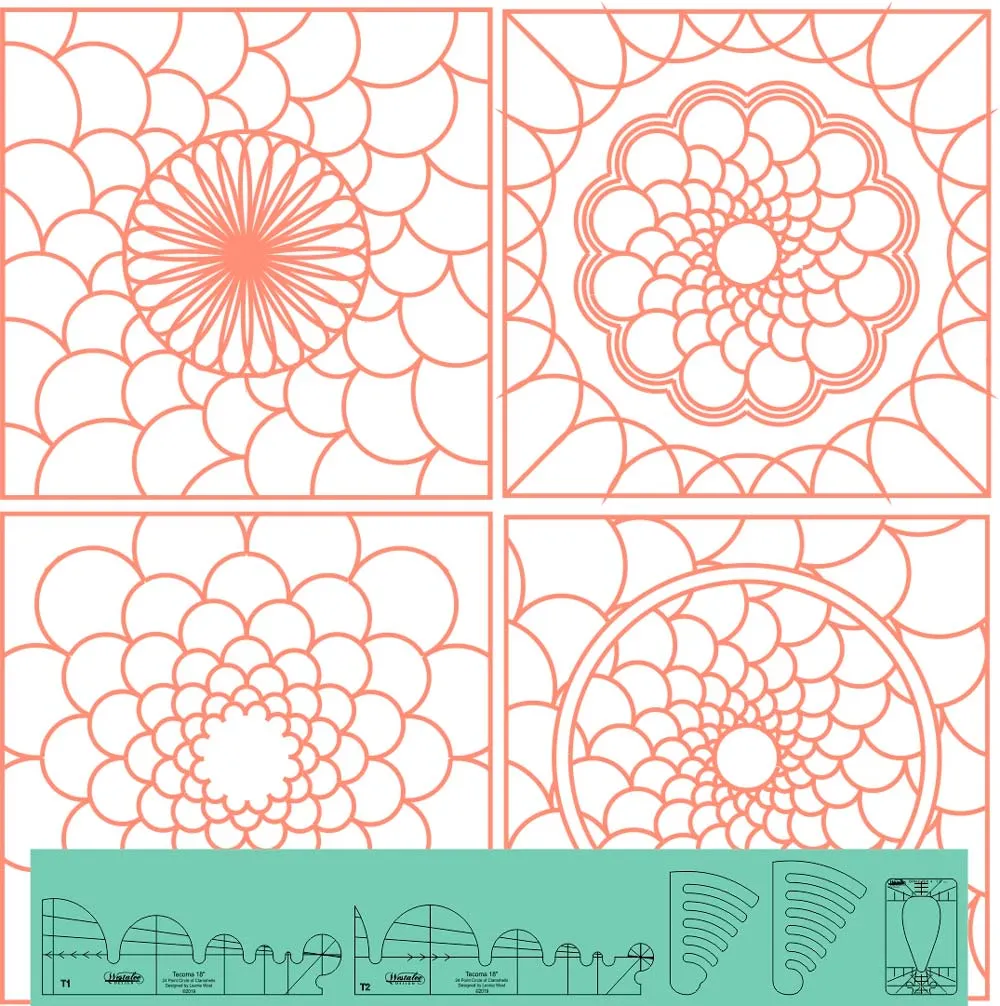 Westalee Design Tecoma Template Sets 3mm