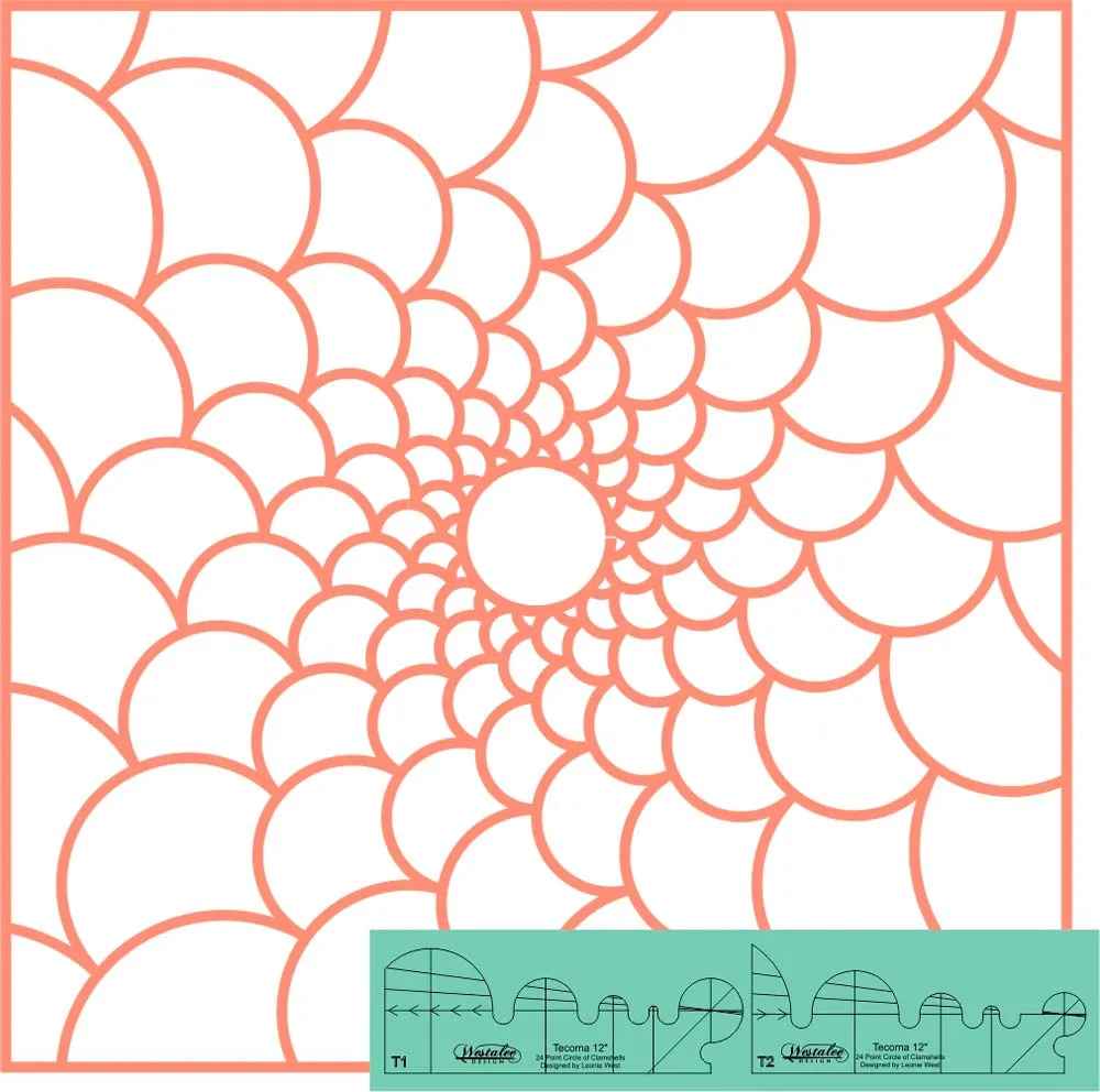 Westalee Design Tecoma Template Sets 3mm