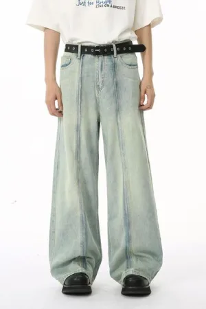 Wide Leg Jeans with Pockets