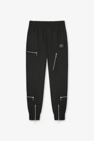 WILLIE BLACK TRACK PANTS