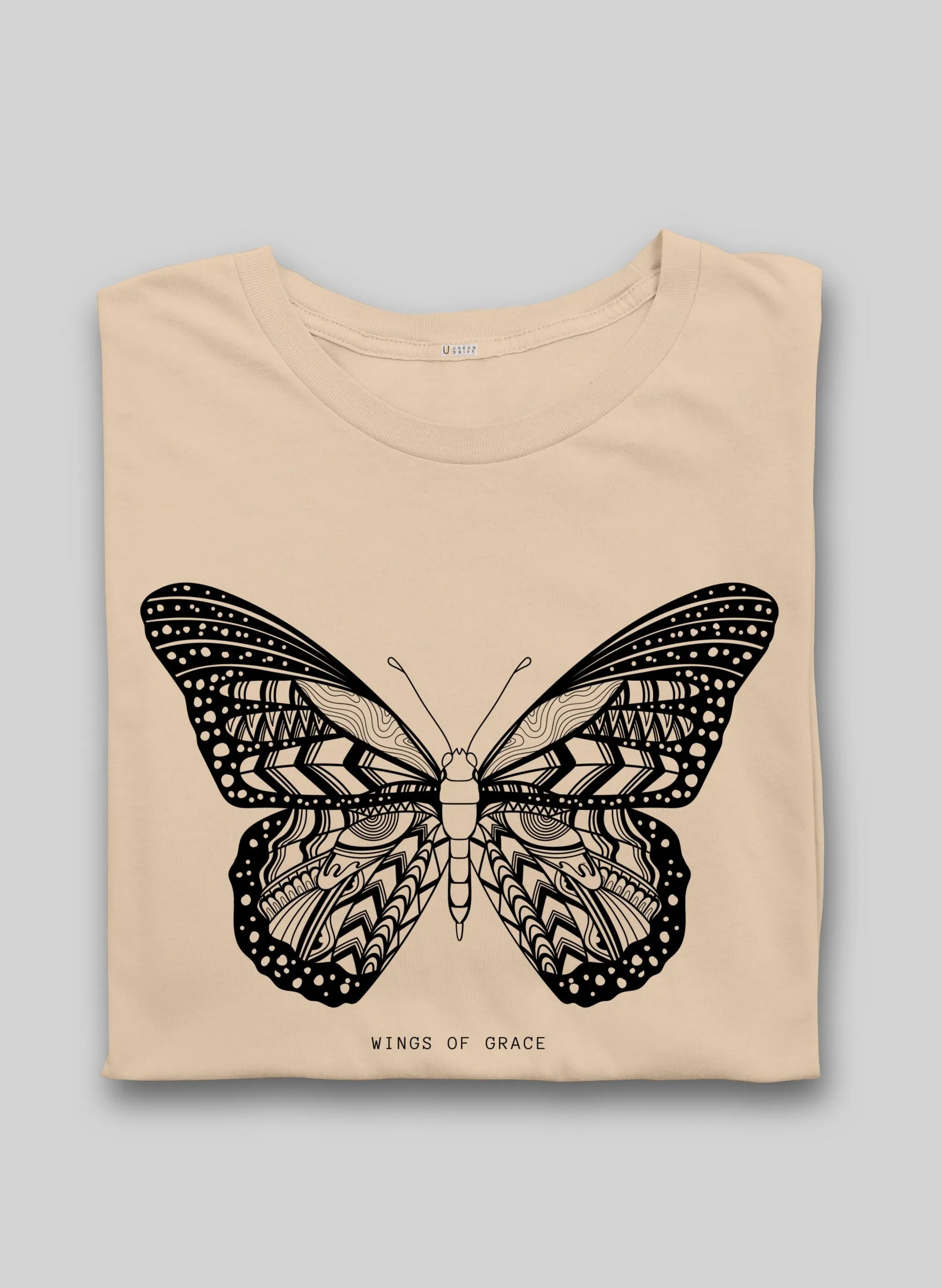 Wings of Grace Sandal Half Sleeve T-Shirt