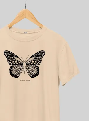 Wings of Grace Sandal Half Sleeve T-Shirt