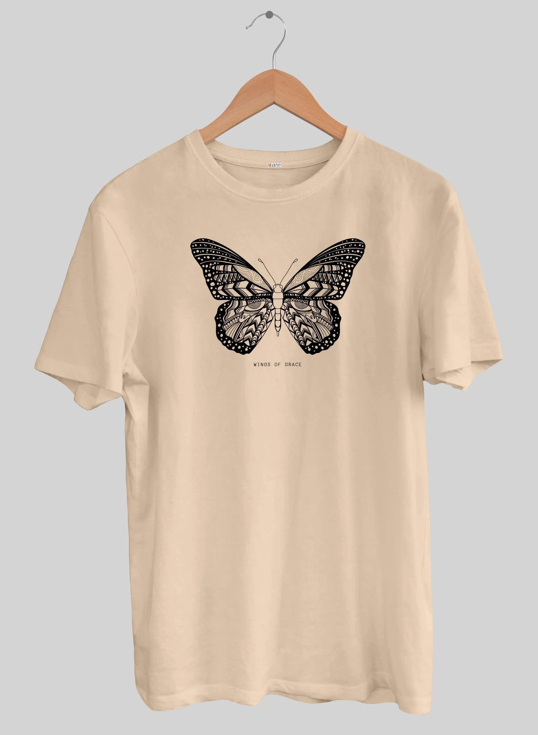 Wings of Grace Sandal Half Sleeve T-Shirt