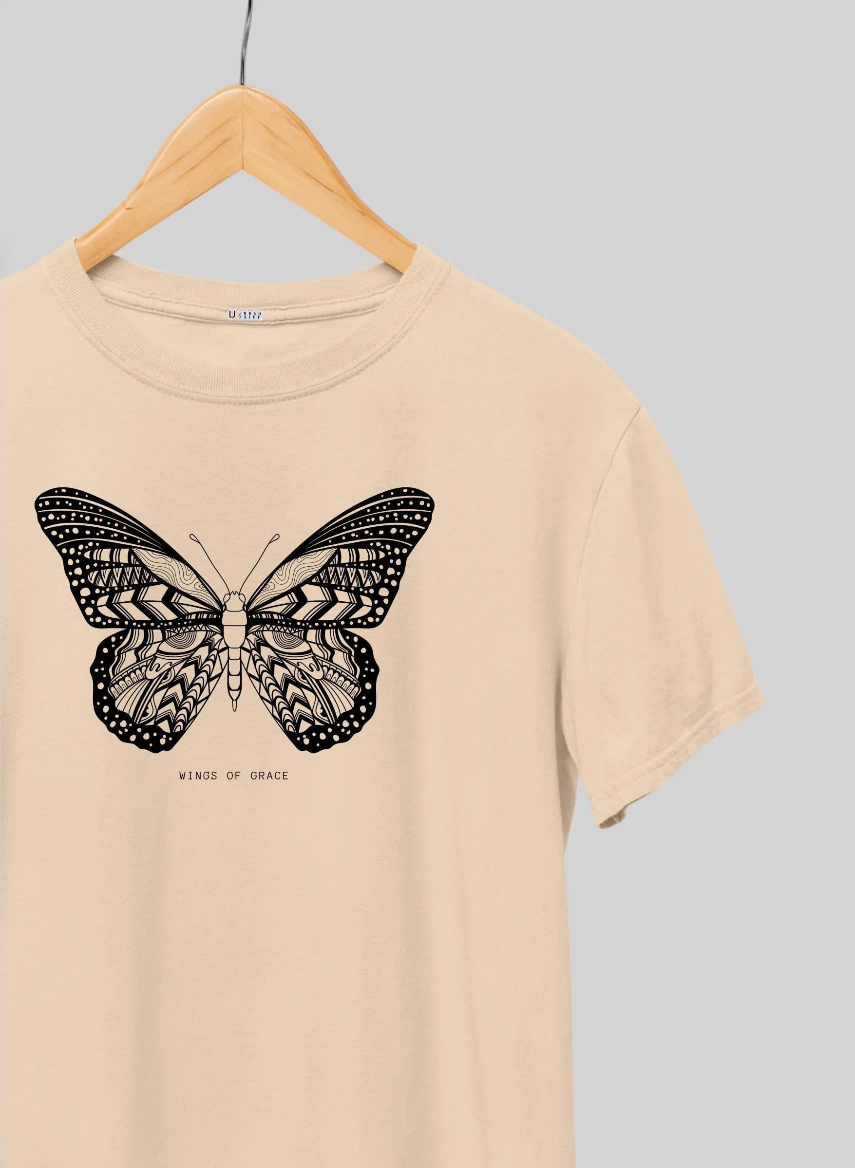 Wings of Grace Sandal Half Sleeve T-Shirt