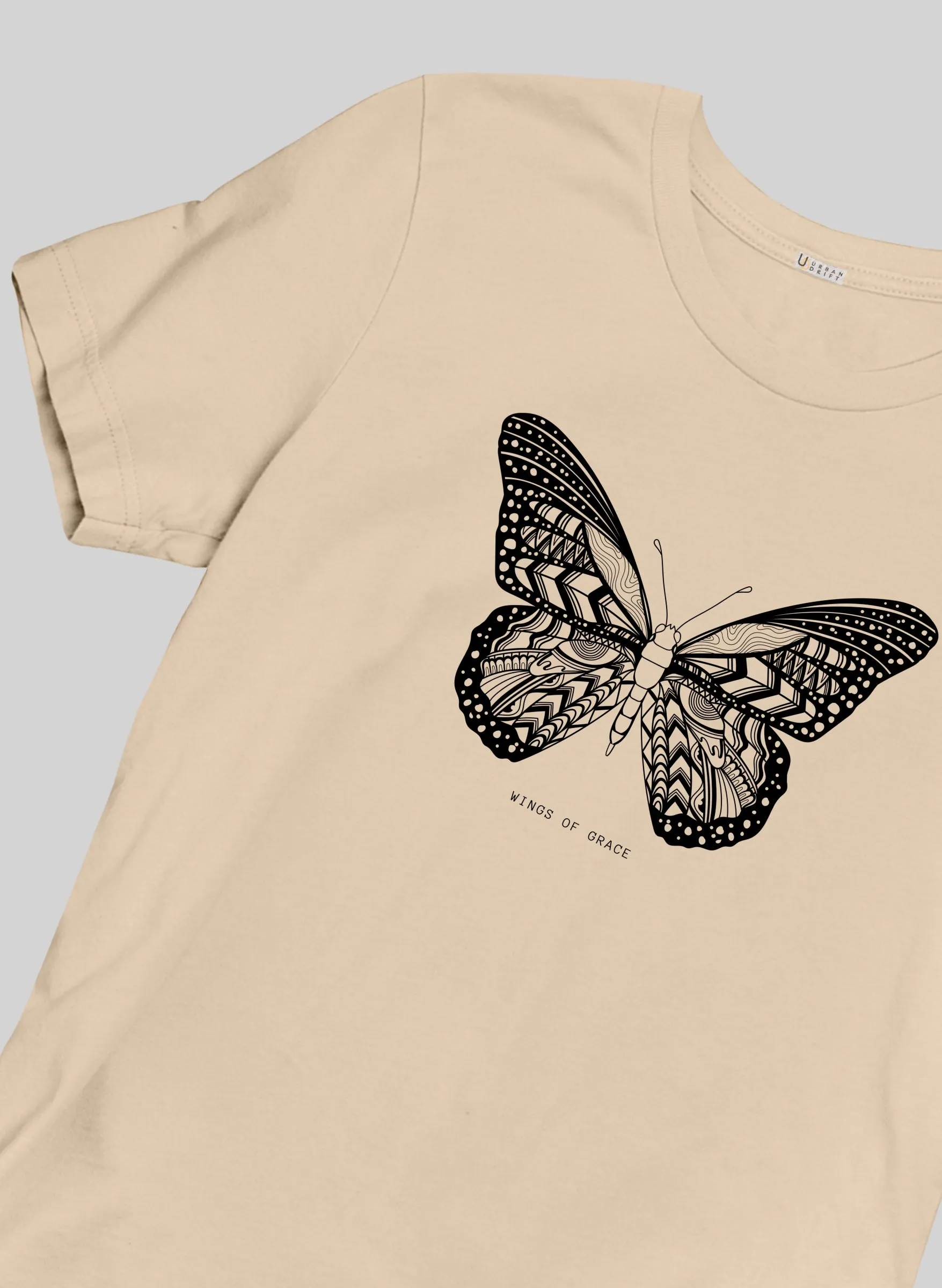 Wings of Grace Sandal Half Sleeve T-Shirt