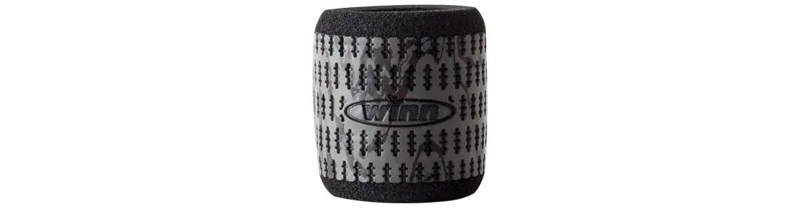 Winn Reel Grips Sleeves Straight - Charcoal/Black