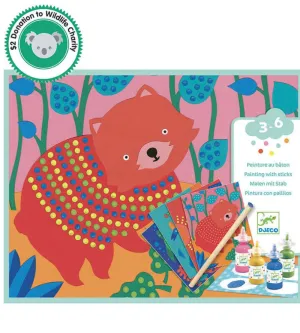 WOMBAT PAINT WITH STICKS SET