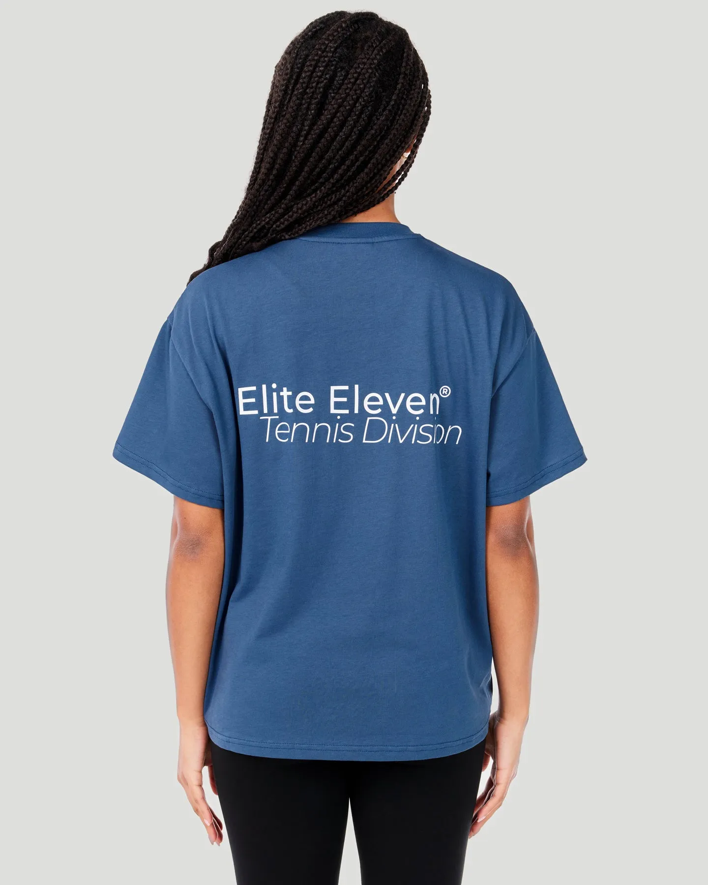 Women's Empire Oversized Tee - Navy