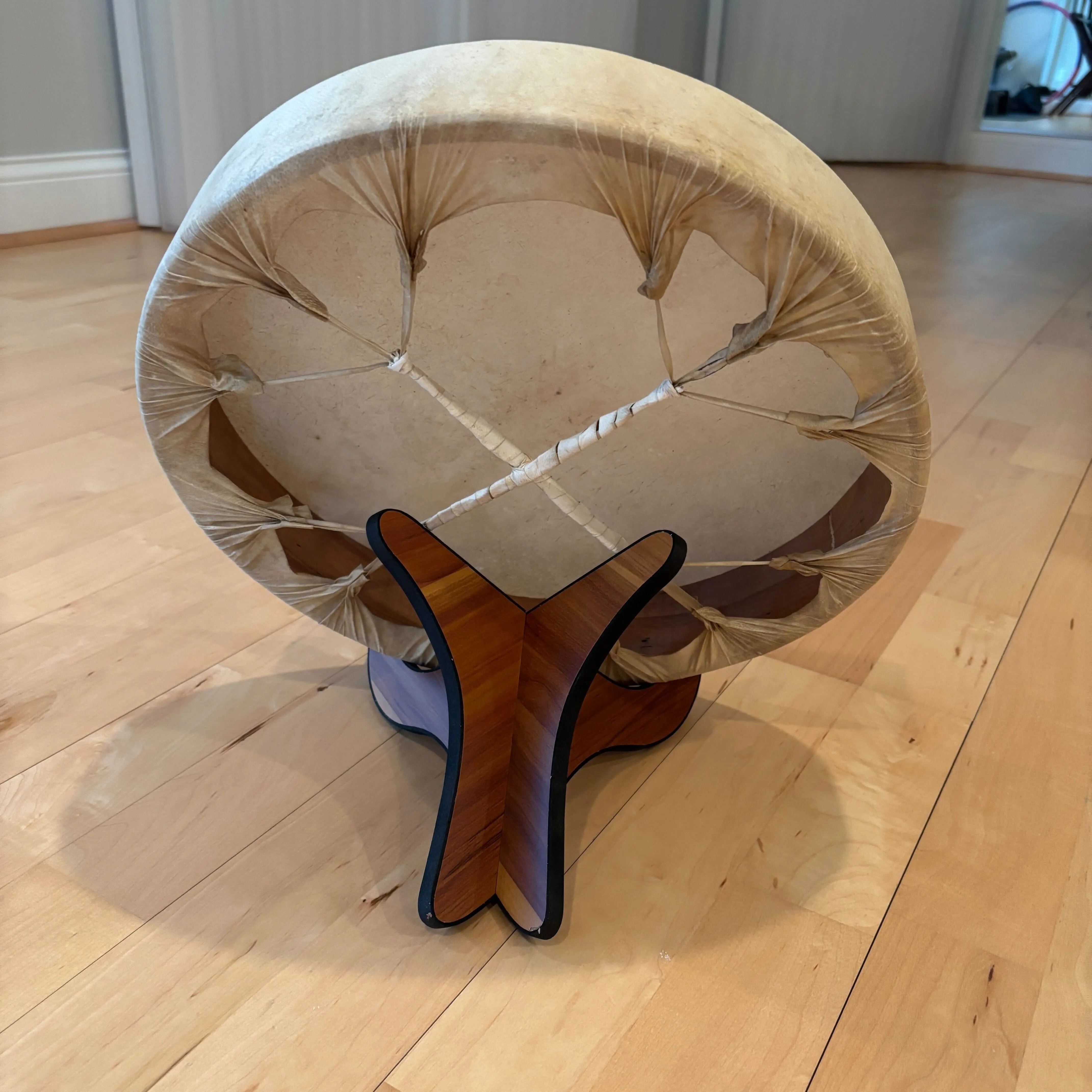 Wooden Drum and Small Gong Stand