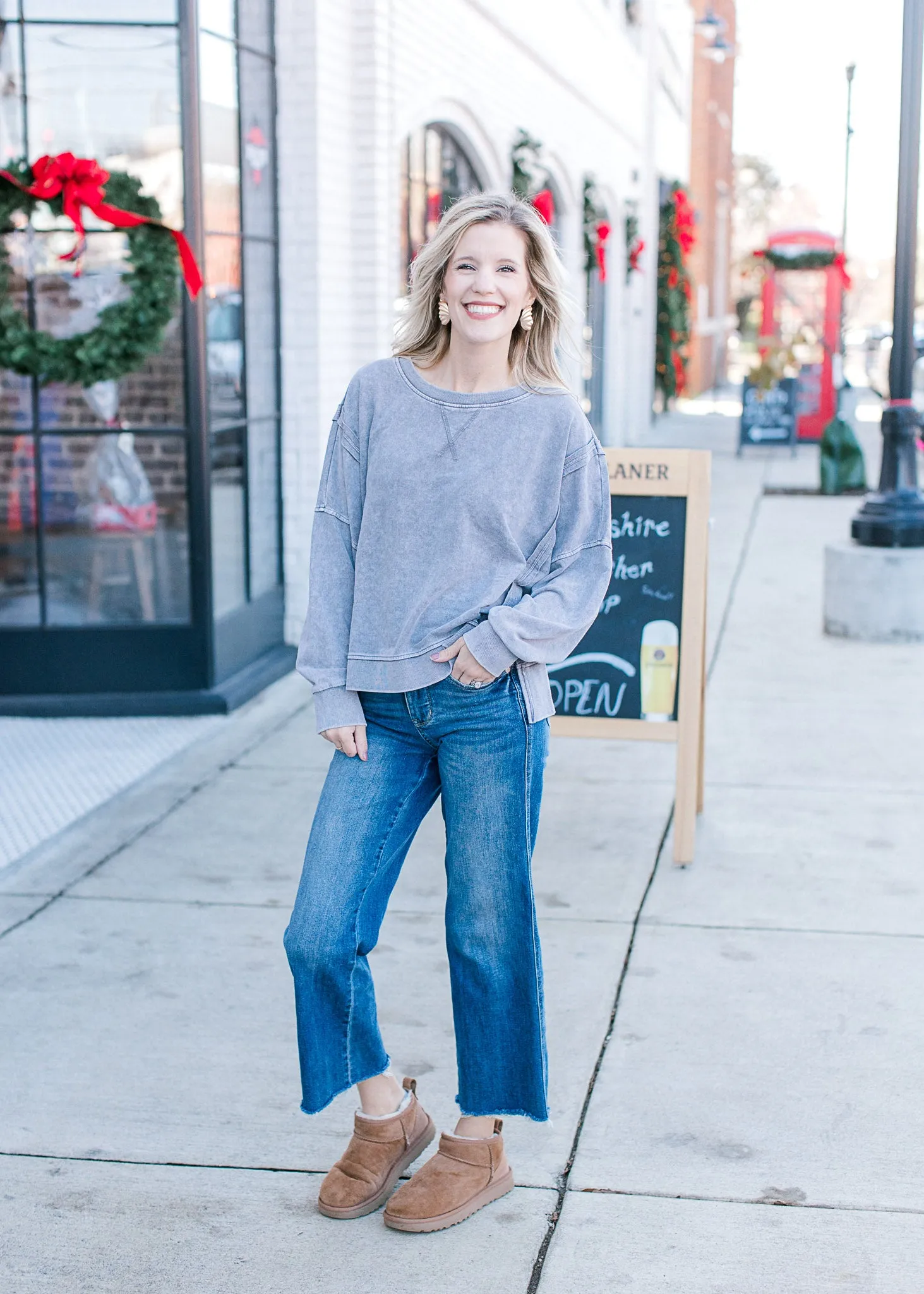 XZ Acid Wash Sweatshirt