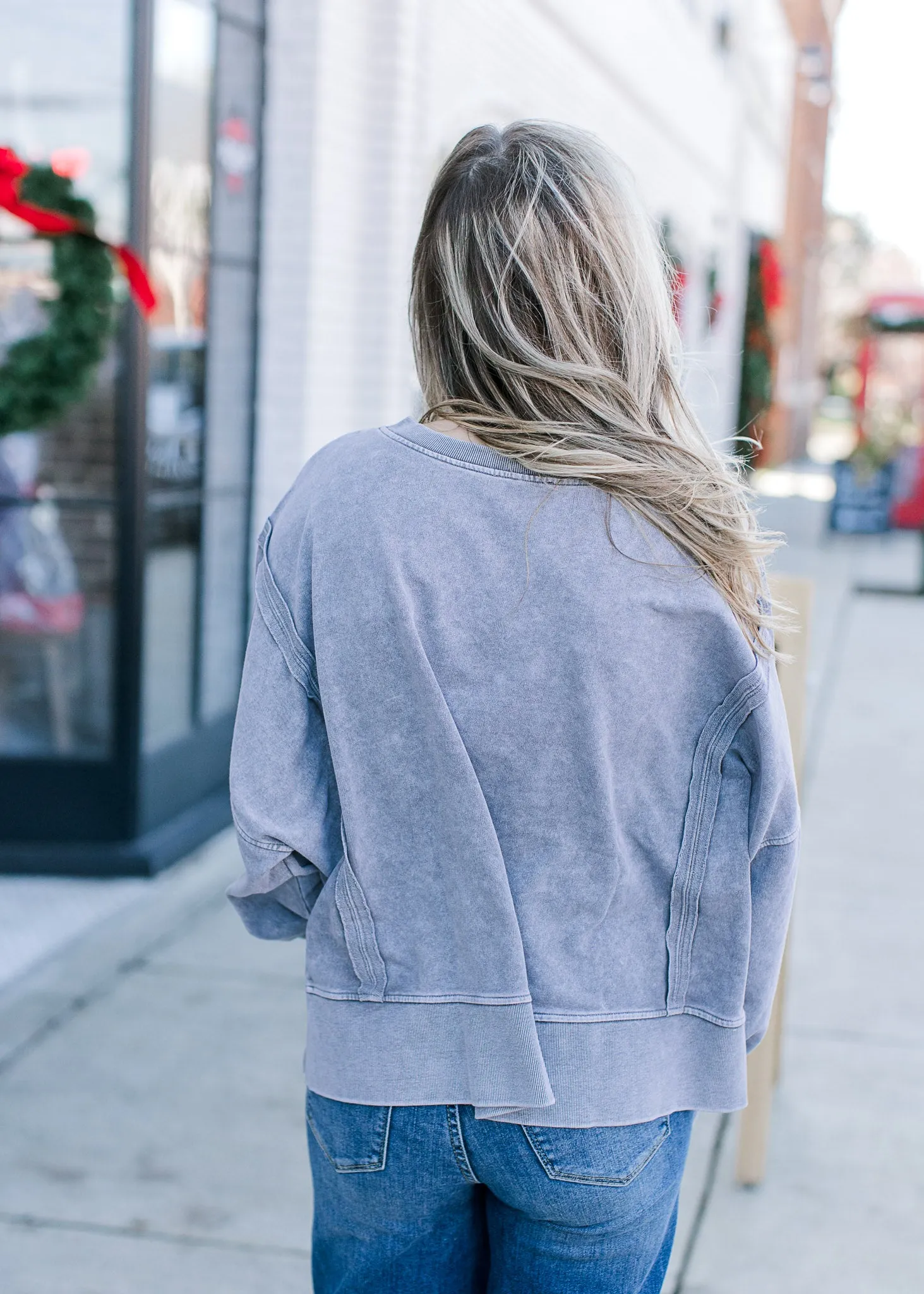 XZ Acid Wash Sweatshirt