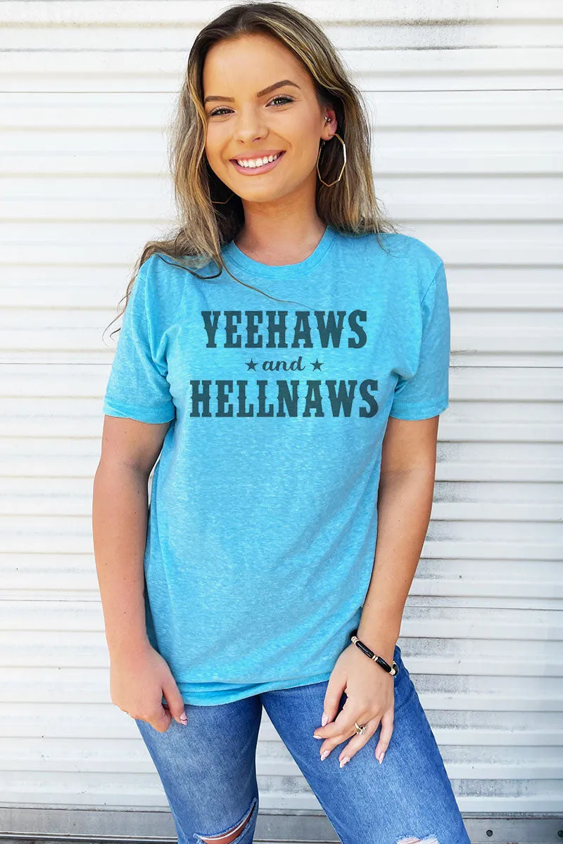 Yeehaws & Hellnaws Melange Jersey Tee