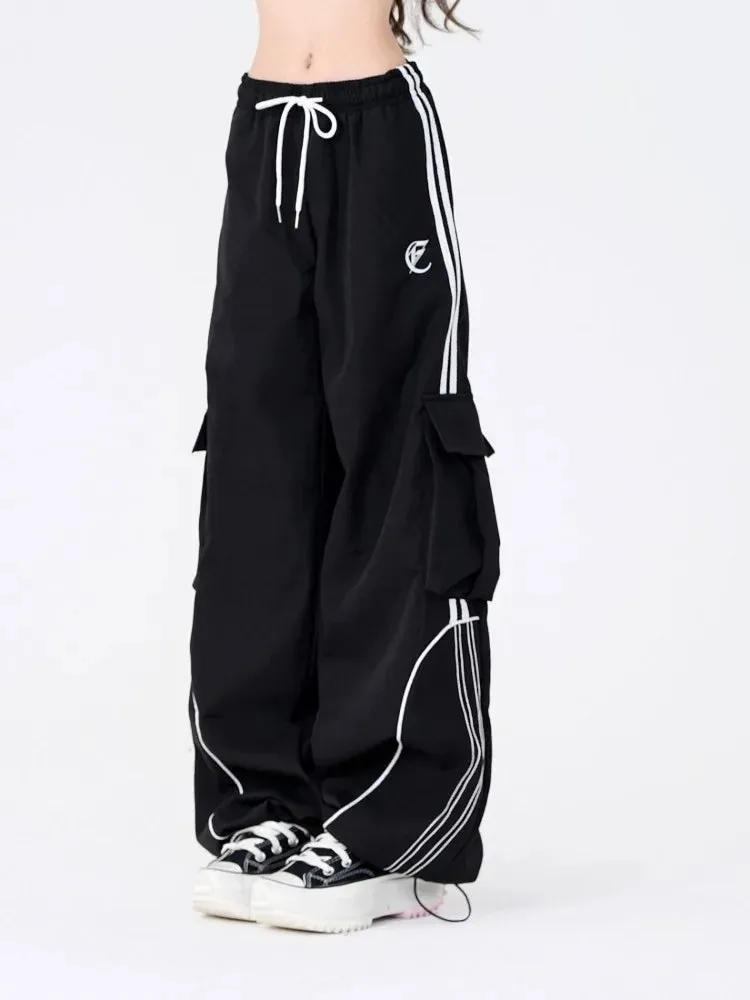Zina Wide-Leg Cargo Pants
