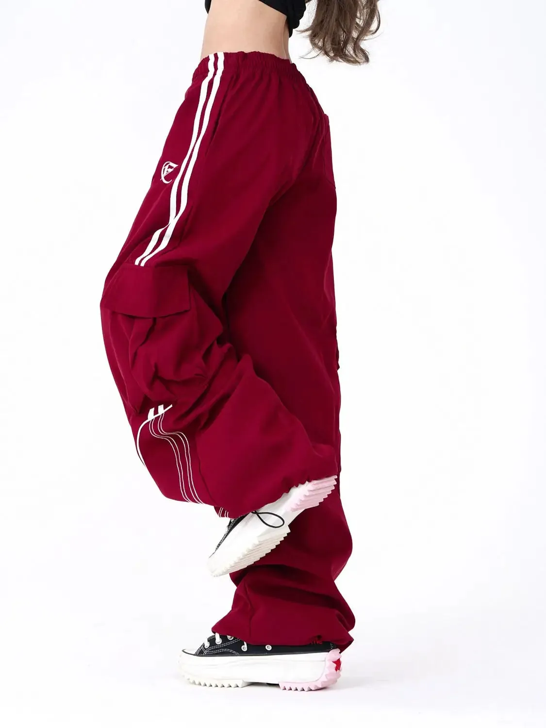 Zina Wide-Leg Cargo Pants