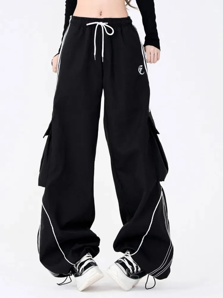 Zina Wide-Leg Cargo Pants