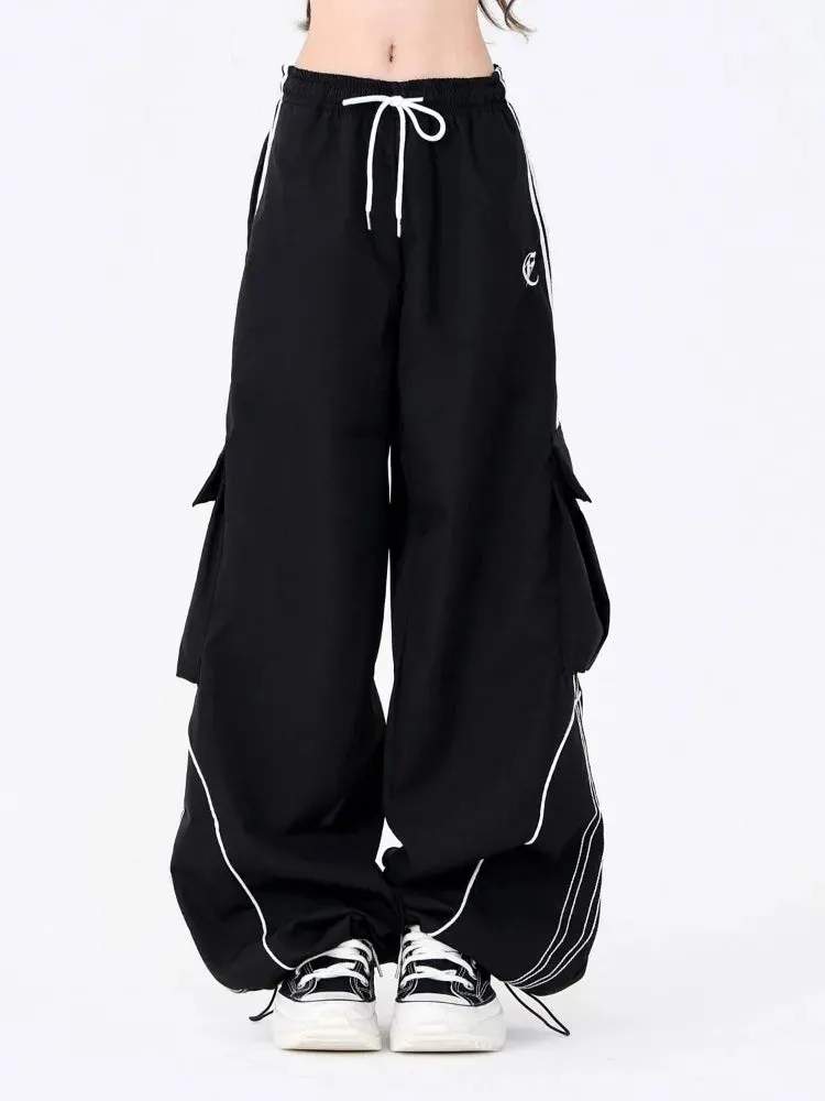 Zina Wide-Leg Cargo Pants