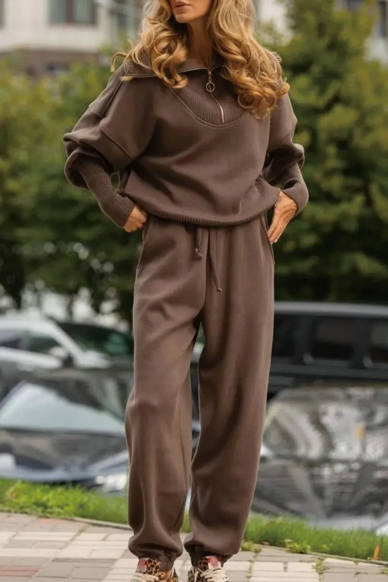 Zip up  joggers set