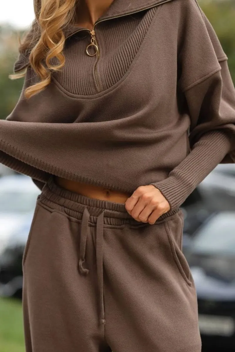 Zip up  joggers set